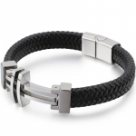 11 mm punutud nahast meeste k&auml;ev&otilde;ru meestele kullav&auml;rvi roostevabast terasest meeste v&otilde;lurist k&auml;ev&otilde;rud k&auml;sitsi valmistatud rihmad Ehted 19CM h&otilde;be