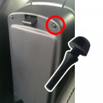 1tk auto keskkonsooli k&auml;etoe katte piiraja padi Toyota Avensis II T250 jaoks 2003 2004 2005 2006 2007 2008 2009