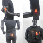 1 tk LED-turvavalgusti peegeldav magnetklamber Strobe Run Walking Bike rattalambil punane