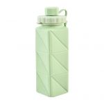 Silikoonist kokkupandav veepudel 610 ml lekkekindel kokkupandav veepudel reisimiseks matkamiseks matkaspordiks roosa