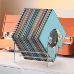 Vinyl Record Storage Holder, CD Display Shelf, Acrylic Clear Album Holder for Bedroom files
