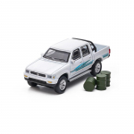 1/64 TOYOTA Hilux Pikap Veoauto Miniatuurne M&auml;nguauto S&otilde;iduk Premium Mudel Vabad Rattad Valatud Metallisulam Kollektsioon Kingitus