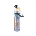 500 ml spordiveepudeliga isoleeritud jalgratta veepudel pihustusuduga kaasaskantav lekkekindel k&uuml;lma veepudel j&otilde;usaalis rattas&otilde;iduks ronimiseks punane