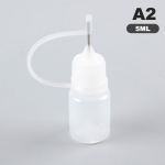 10 tk n&otilde;elaotsa liim 10 ml aplikaatori pudeli toru alampudeli auk 5ML