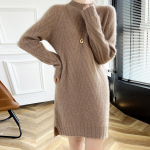 Naiste ka&scaron;miirkleit Qinghe ka&scaron;miir 30% ka&scaron;miir 70% vill s&uuml;gis-talvine ka&scaron;miir seelik pehme ja soe L pruun