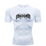 Suvine kompressiooniga dressipluus l&uuml;hikeste varrukatega meeste fitnessi T-s&auml;rk Jooksu Quick-Dry Top j&otilde;usaali treeningu Kulturismi T-s&auml;rk S-3XL S