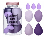 Meigik&auml;sna komplekt Lateksivaba ja k&otilde;rglahutusega 7 meigisegisti Wonder pulberkreemi ja vedeliku jaoks, Super Soft Wonder Beauty Cosmetic