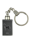 English setter, Lawerack, Laverack I - Crystal key ring with dog photo, illuminated key ring, unique gift by Art-Dog brand