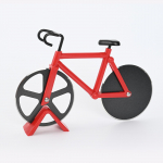 Jalgratta pizza l&otilde;ikur ratas roostevabast terasest plastikust jalgratta rull pizza l&otilde;ikur k&ouml;&ouml;gi vidin pizza l&otilde;ikur punane