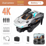 Uus A88 Drone 3 HD-kaamera Wi-Fi FPV takistuste v&auml;ltimise aerofotograafia optilise vooluga kokkupandav neljakopteri m&auml;nguasi, &uuml;hes t&uuml;kis &otilde;hkut&otilde;us ja maandumine 4K 1B valge