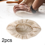 2Pcs Bread Proofing Basket Cloth Cover Dough Liner Portable Easy to Clean Fermentation