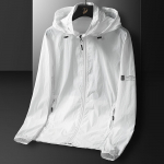 Meeste ja suve Ice Silk Sun Protection Clothing UV kaitse mantel M helesinine v&auml;rv