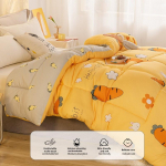 Nahas&otilde;bralik tr&uuml;kitud talvetekk 150x200cm/about 1.5kg must