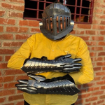 Dark Souls Keskaegne RPG Armor Kiiver Alva Knight Cosplay Kiiver Kindad Halloweeni Kost&uuml;&uuml;mid Vajalikud