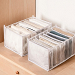 1 tk virnastatav p&uuml;kste sahtel Hoiukast Kapp Riided Sahtel V&otilde;rgusilma eralduskarp T-s&auml;rk Teksad leggings 6 grid valge