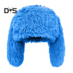 Talvine Pl&uuml;&uuml;sm&uuml;ts Multifilm J&auml;nese K&otilde;rvakujuline Udune Pikkade Karvadega Fotorekvisiit Soe K&otilde;rvakaitse K&uuml;lma Ilma Tuulekindel Peakate kuninglik sinine v&auml;rv