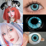 EYESHARE Colored Contact Lenses in Multiple Styles Anime Character Cosplay Halloween Night Character Midnight Purple Colored Contact Lenses 1 Pair 0
