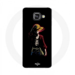 Coque Maniacase pour Samsung Galaxy A3 2017 one piece manga anime luffy fond noir