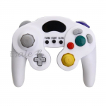 Contr&ocirc;leur Manette Joystick Filaire pour Console Nintendo Gamecube NGC Wii BLANC