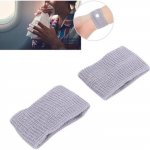 Bracelet anti-naus&eacute;e - FAFEICY - Mod&egrave;le gris - Acupression - 2 pi&egrave;ces - Soulagement naturel