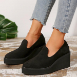 Moodsad Platvormkingad Naiste Kingad Suede Kiilud Kingad Naised 2024 S&uuml;gis Disainer Uued K&auml;imiskingad Trend Kleit Chaussures Femme 35 must