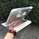 iPad Pro 11 9.7 2017 6. 5. p&otilde;lvkond iPad 7 8 9. 10. p&otilde;lvkond 10.2 10. Air 4 5 10.9 Air 3 Pro 10.5 jaoks Kristallselge vaatega akr&uuml;&uuml;l&uuml;mbris tahvelarvuti alus IPad 7th8th9th 10.2