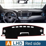 Toyota RAV4 XA40 2013 2014 2015 2016 2017 2018 RAV 4 auto armatuurlauale v&auml;ltige valguse katte UV-vastase libisemisvastase matiga instrumentide vaipade jaoks