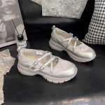 Moedisaineri kingad naistele 2024. aasta uued Mary Jane'i stiilis naiste tossud, mugavad madala suu platvormiga kingad Zapatos De Mujer 35 h&otilde;be