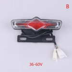 12V/36V-60V elektrijalgratta tagatuli Ebike'i suunatuli tagatuled &ouml;&ouml;ohutuse hoiatuslambid