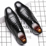 Moodsad Meeste Kootud Nahast Kingad Meeste Klassikalised Vintage Derby Kingad Brogue Kingad Meeste Paeladega &Auml;ri Kontori Peo Pulma Kingad 6 must