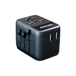 Philipsi reisiadapteri pistik Globaalne konversioonipistik/pistikupesa UK Hongkong Euroopa standard Multifunktsionaalne pistikupesa 15w Kiirlaadimine USB-laadimine SPB1005 must