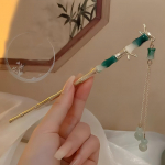 Elegantne Hiina stiilis juukseklamber Tutt Juuksepulk Traditsiooniline lilleline disain Soeng Aksessuaar Naiste Ehted Juuksen&otilde;el Juuksen&otilde;el