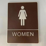 1 tk Vannitoa akr&uuml;&uuml;lm&auml;rgisega silt eemaldatav tagaosa isekleepuv WC-poti sildi seinakleebis DIY Decor 15x20cm