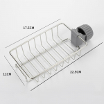 Drenaaž S&auml;ilitusseep roostevaba n&otilde;udepesulapp kalts terasest k&auml;sn riiul Reguleeritav hammas kuiv k&ouml;&ouml;gikorv viimistlus segisti k&auml;ter&auml;tik bassein