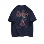 Uus l&uuml;hikeste varrukatega T-s&auml;rk meestele suvel, Korea stiilis trend, lihtne poolvarrukatega topp, Hongkongi stiilis vaba vabaaja br&auml;ndi T-s&auml;rk S must