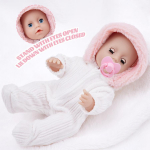 25 cm pestav elutruu pehme k&auml;sitsi maalitud simulatsioon Baby Reborn Doll Lapsed saadavad m&auml;ngunuku 25CM