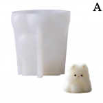 3D Pudingu Kutsika K&uuml;&uuml;nlavormid Silikoonist DIY Joonisfilm K&uuml;lmutatud Vorm Puding Magustoiduvormid &Scaron;okolaadikoogi Koogivorm Kook Mousse