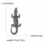 Multikas sulamist teemant alligaator pross loominguline mood meeste &uuml;likond mantel korsaaž ornament Pin