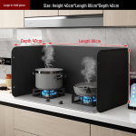 Must pliidi&otilde;li deflektor: Kuumuskindel, tuulekindel ja isoleeriv k&ouml;&ouml;giaksessuaar 40*80*40