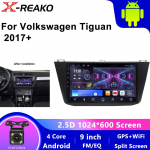 VW Volkswagen Tiguan 2 2016 2017 2018 - 2020 jaoks Android Auto GPS-navigatsioon 9-tolline juhtmevaba Carplay Tarvikud Ei 2din WIFI 4 core 1GB+32GB carplay