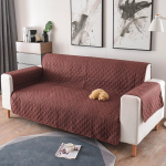 &Uuml;hev&auml;rviline &uuml;hes t&uuml;kis padjaga diivanikate Universaalne mustusevastane Lemmikloomakriimustuskindel Padjaga diivanikatted elutuppa 55x196 gray