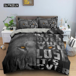 Tekikott Tiiger Loom Pol&uuml;ester Voodi P&otilde;hjamaade L&otilde;vi Tiiger Leopard Tekikott Metsloomade Teemaline Voodipesukomplekt Toa Kaunistus T&auml;iskasvanu EU single(135x200cm)
