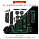 Libisemisvastase v&auml;rava pesa matt Mitsubishi Outlander 2019&ndash;2025 libisemisvastase ukse soonega padja sisetarvikutele