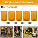 5/10 tk T&ouml;&ouml;riistahoidiku ja akuhoidiku komplekt Dewalt 20V puurimist&ouml;&ouml;riistadele Seinale kinnitatav hoiuriiul Masina kinnitusraam Korraldus