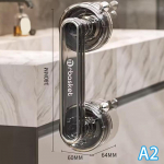 Veekindel iminapp uksek&auml;epide Libisemisvastane korduvkasutatav l&uuml;kandukse k&auml;epide Eemaldatav vannitoa riidekapi ukse k&auml;epide