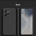 Xiaomi Redmi Note 12 Global Case jaoks Redmi Note 12 Cover Funda vedel silikoonist pehme TPU &uuml;mbris Redmi Note 12 Pro Plus jaoks RedmiNote12 4GGlobal must