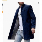 Kevadine uus meeste tasku mitmek&uuml;lgne igap&auml;evane retro p&uuml;stkrae keskmine pikk villane mantel meeste vabaaja mantel meeste riided XXL