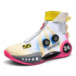 Lukuga korvpallijalatsid meestele, libisemiskindla polsterdusega, uue s&uuml;sinikplaadi tehnoloogiaga, k&otilde;rge s&auml;&auml;rega noorte spordijalatsid meestele 37