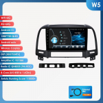 Ossuret 2din Android Autoraadio Hyundai Santa Fe 2 2006 - 2012 jaoks Autoraadio Multimeedia Video M&auml;ngija GPS Navigaator Peaseade intelligentne Carplay Auto RDS W5 8Core 4G 64G