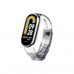 Silikoonrihm, vastupidav p&auml;ikesevalguse v&auml;rvimuutus, rebenemiskindel pehme ja mugav k&auml;ev&otilde;ru Xiaomi Mi Band 8 jaoks must